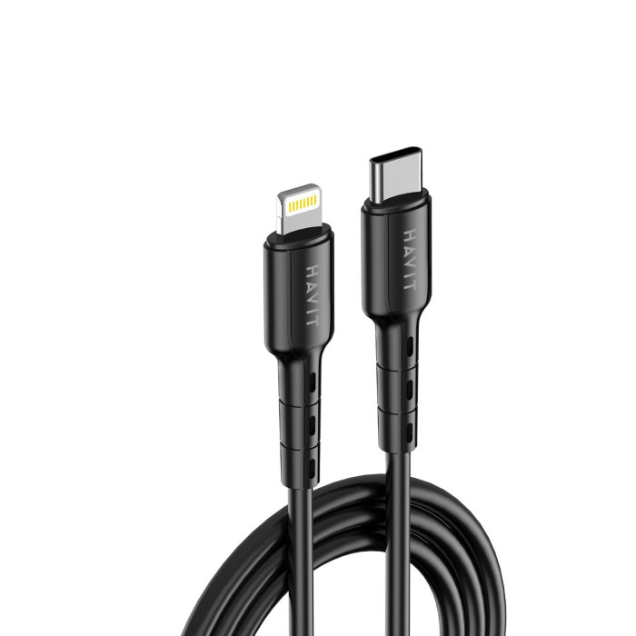 Кабель Type-C - Lightning HAVIT HV-CB6239 PD20W 1м/27600
