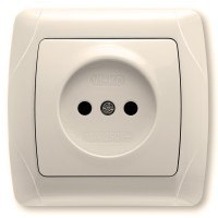 Розетка без заземления крем ViKO Carmen 90562007