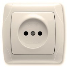 Розетка без заземлення крем ViKO Carmen 90562007