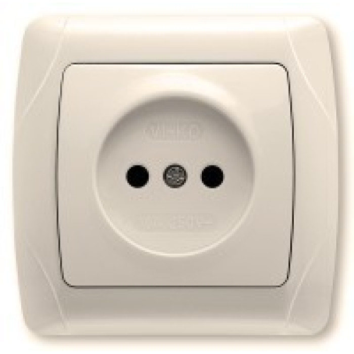 Розетка без заземления крем ViKO Carmen 90562007 Розетка без заземления крем ViKO Carmen 90562007