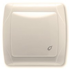 Розетка з кришкою та шторками крем ViKO Carmen 90562012