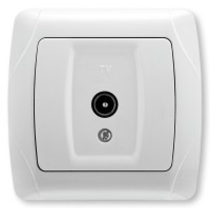 Розетка TV проходная белая ViKO Carmen 90561060 Розетка TV проходная белая ViKO Carmen 90561060