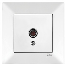 Розетка TV телевізійна кінцева біла Viko Meridian 90970010-WH