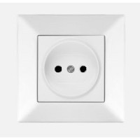 Розетка без заземления белая Viko Meridian 90970007-WH