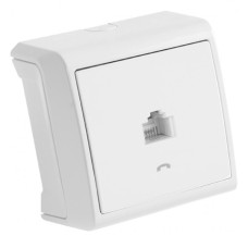 Розетка телефонна RJ11 біла ViKO Vera 90681013