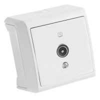 Розетка TV концевая белая ViKO Vera 90681010