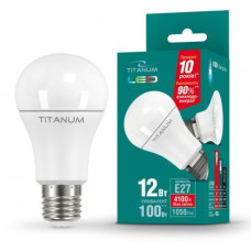 Лампа LED TITANUM A60 12W E27 4100K 220V (TL-A60-12274)