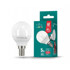 Лампа LED TITANUM G45 5W E14 4100K 220V (ТL-G45-05144)