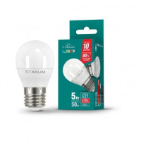 Лампа LED TITANUM G45 5W E27 4100K 220V (ТL-G45-05274)