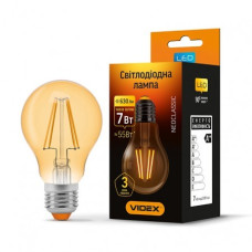 Лампа LED VIDEX Neoclassic A60FA 7W E27 2200K 220V бронза (VL-A60fа-07272)