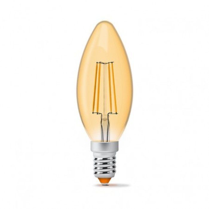 Лампа LED VIDEX Neoclassic C37FA 4W E14 2200К 220V бронза (VL-C37fа-04142)