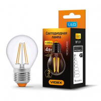 Лампа LED VIDEX Neoclassic G45F 4W E27 3000K 220V (VL-G45f-04273)