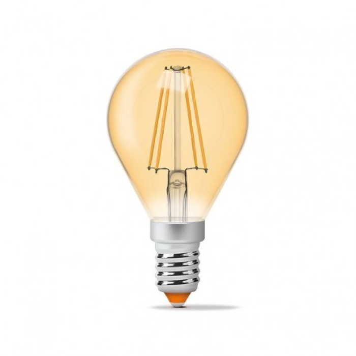 Лампа LED VIDEX Neoclassic G45FA 4W E14 2200К 220V бронза (VL-G45fа-04142)