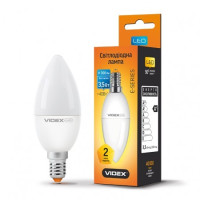 Лампа LED VIDEX E-Series C37e 3,5W E14 4100K 220V (VL-C37e-35144)