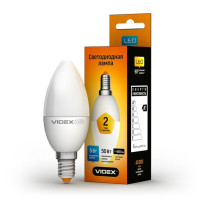Лампа LED VIDEX E-Series C37e 5W E14 3000K 220V (VL-C37e-05143)