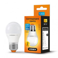 Лампа LED VIDEX E-Series G45e 3.5W E27 4100K 220V (VL-G45e-35274)