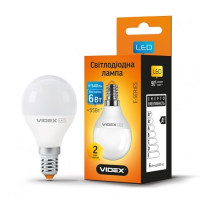 Лампа LED VIDEX E-Series G45e 6W E14 4100K 220V (VL-G45e-06144)