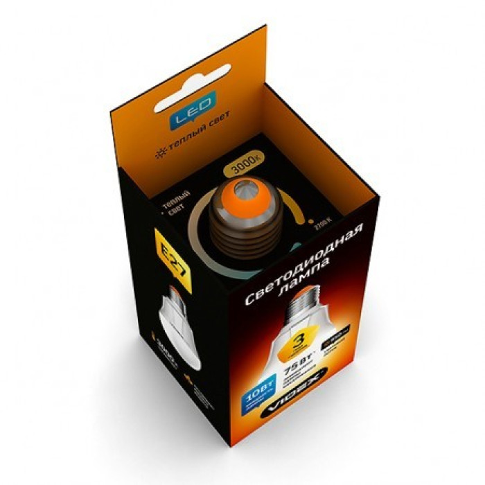 Лампа LED VIDEX Premium A60 10W E27 3000K 220V (VL-A60-10273)