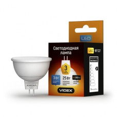 Лампа LED VIDEX Premium MR16 3W GU5.3 4100К 220V (VL-MR16-03534)