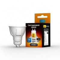 Лампа LED VIDEX Premium MR16 5W GU10 3000К 220V (VL-MR16-05103)