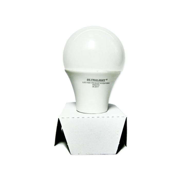 Лампа LED Ultralight A60 7W-N-E27 4100K ECO