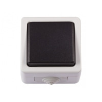 Выключатель 1-кл IP54 DEBUT 6502