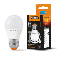 Лампа LED VIDEX Smart G45eD3 6W E27 4100K 220V Тритактна (VL-G45eD3-06274)