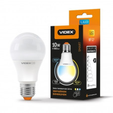 Лампа LED VIDEX Smart A60eC3 10W E27 220V з регулюванням кольору (VL-A60eC3-1027)