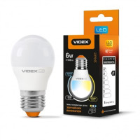 Лампа LED VIDEX Smart G45eC3 6W E27 220V з регулюванням кольору (VL-G45eC3-0627)
