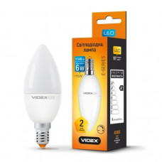 Лампа LED VIDEX E-Series C37eD 6W E14 4100K 220V Димерна (VL-C37eD-06144)