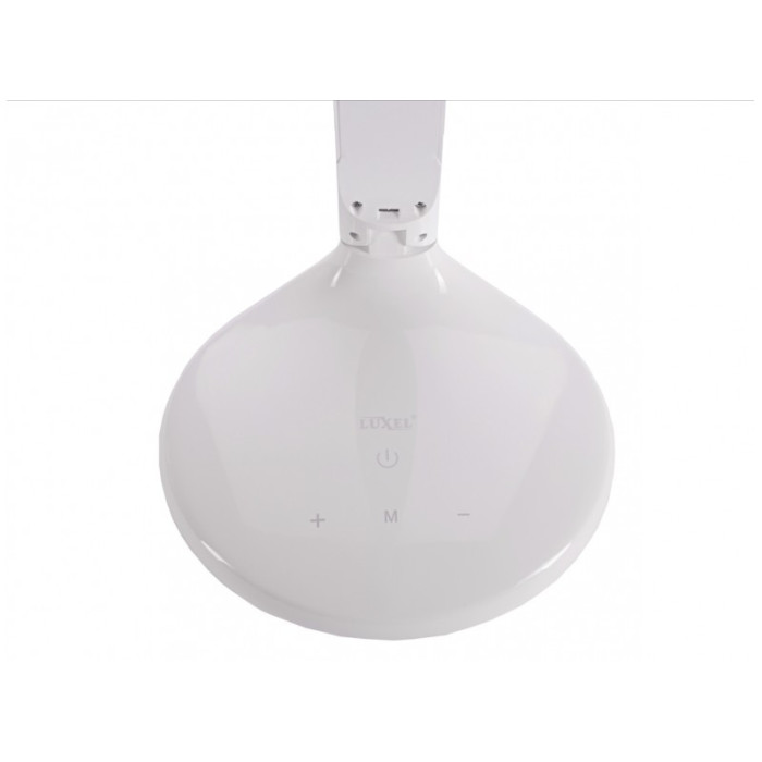 Настольная лампа LED Luxel TL-01W 10W 220-240V IP20 (Белая) + Ночник