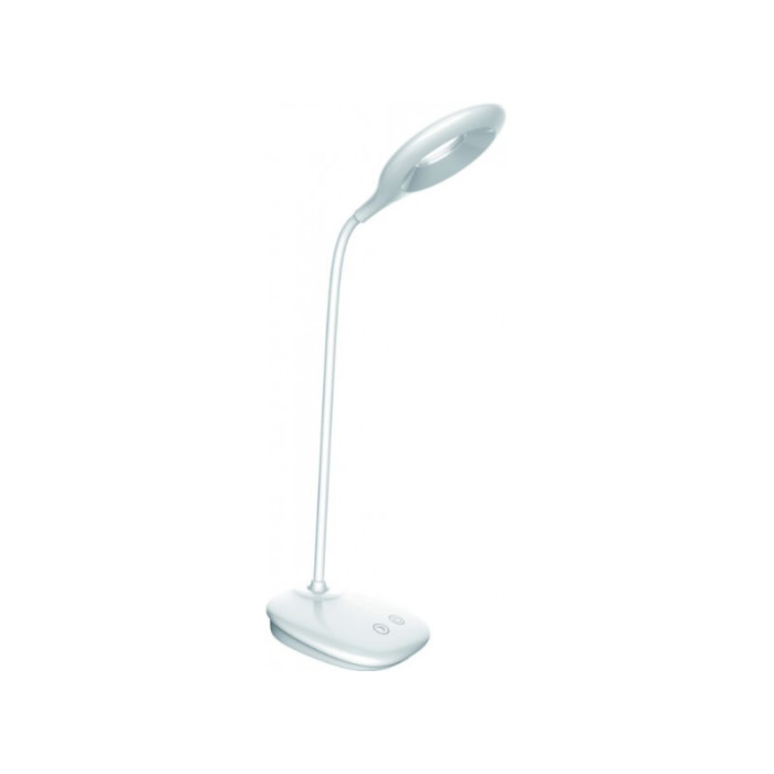 Настольная лампа LED Luxel TL-04W 6W IP20 (Белая) + USB, Ночник