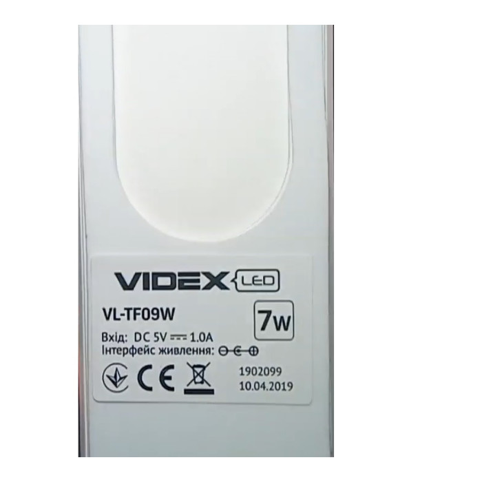 Настільна лампа LED VIDEX VL-TF09W 7W 3000-5500K 220V