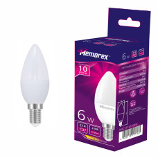 Лампа LED Memorex C37 6W E14 4100k (MEC37144-06W)