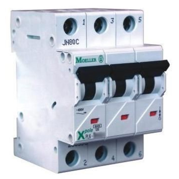 Автоматический выключатель EATON PL6-C20/3