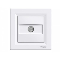 TV Розетка концевая Schneider Electric Asfora Белая EPH3200121