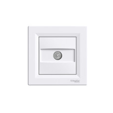 TV Розетка белая проходная Schneider Electric Asfora EPH3200221