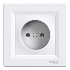 Розетка без заземления Белая Schneider Electric Asfora EPH3000121