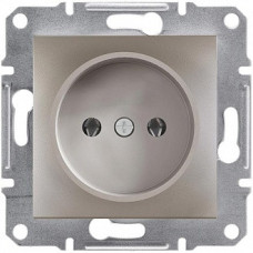 Розетка без заземления Бронза Schneider Electric Asfora EPH3000169