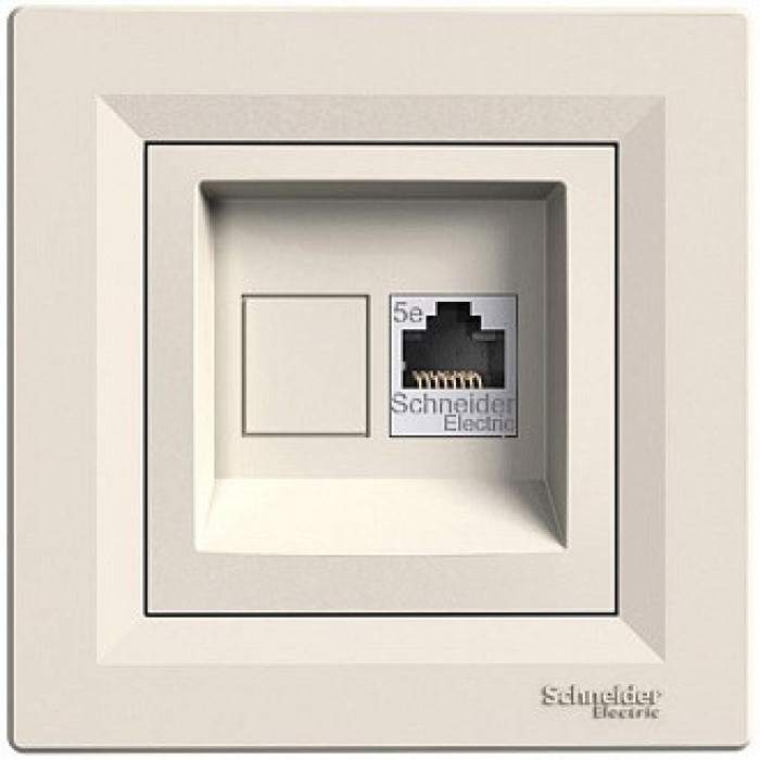 Розетка комп'ютерна Крем Schneider Electric Asfora EPH4300123