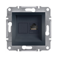 Розетка комп'ютерна Антрацит Schneider Electric Asfora EPH4300171