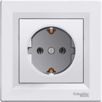 Розетка із заземленням Schneider Electric Asfora Біла EPH2900121
