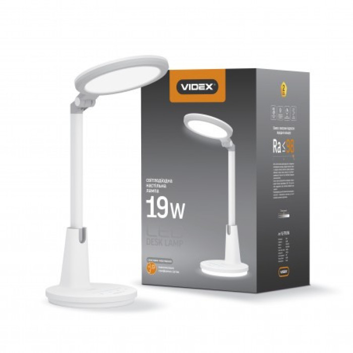 LED лампа настільна VIDEX VL-TF10W 19W 4100K