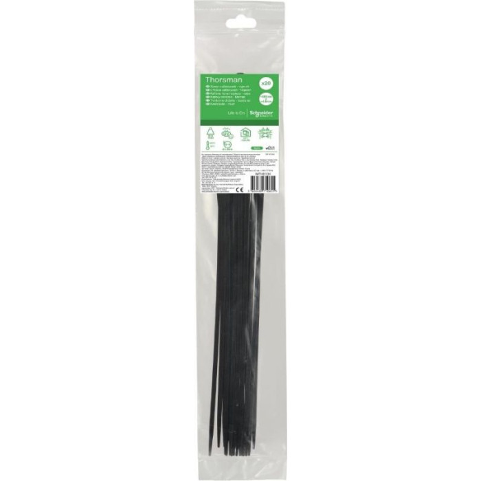 Стяжка кабельная черная Schneider Electric 380х4.8 IMT46134