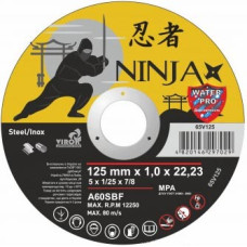 Диск NINJA,125*1.0*22.23, отрезной по металлу/нержав.стали,65V125
