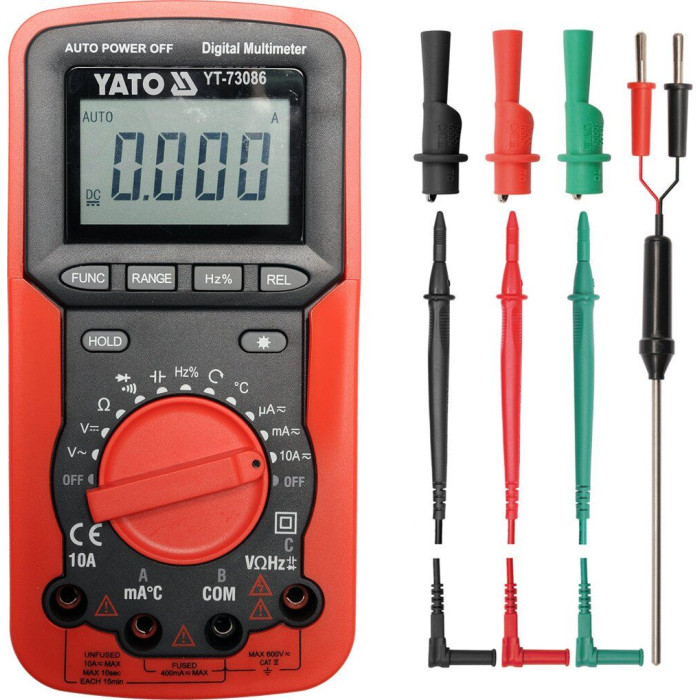 Цифровой мультиметр YATO YT-73086