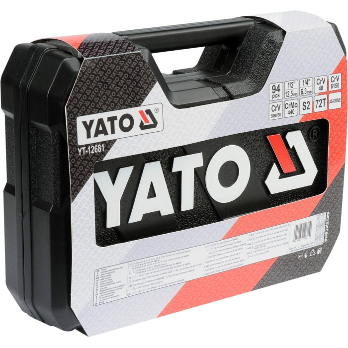 Профессиональный набор инструментов 94 предметов YATO YT-12681
