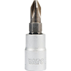YT-7673 Головка торцевая YATO 1/4", PH1, l=37мм
