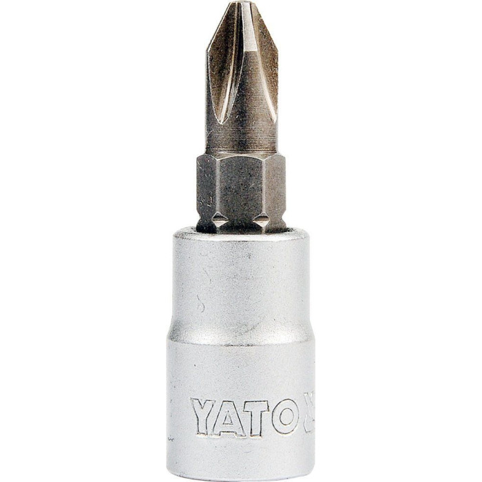 YT-7673 Головка торцевая YATO 1/4", PH1, l=37мм
