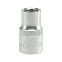 YT-1205 Головка торцевая 6-гранная 1/2", М = 12 мм, L = 38 мм